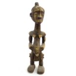 Ethnographic / Native / Tribal: A carved Congo figure. Approx. 33 1/4" high Please Note - we do