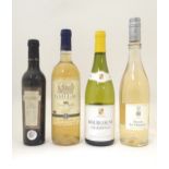 Four bottles of wine, comprising Domaine La Chautarde rose 2007 750ml, Weltvrede Cape Muscat 2001