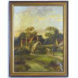 Manner of Sidney Yates Johnson (act. 1890-1926), Early 20th century, Oil on canvas, A country