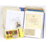 Militaria , WWII / World War 2 / Second World War - 7609855 WO2 SQMS (later Major A/Lt. Col) William