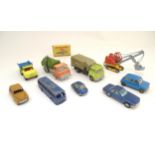 Toys: A quantity of 20thC die cast / scale model cars / vehicles, comprising Corgi Major Models