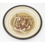 Militaria, WWI / World War 1 / First World War: a commemorative ceramic plate by Grimwades,