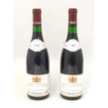 Two bottles of Paul Jaboulet Aine Domaine de Thalabert Crozes-Hermitage 1988 red wine, each 75cl (2)