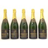Five bottles of Louis Boyier & Cie champagne, each 75cl (5) Please Note - we do not make reference