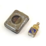 A Victorian novelty miniature book, Bryce's Smallest Dictionary in the World contained within a