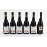 Five bottles of Skillogalee 2008 basket pressed Clare Valley shiraz 2008 red wine, each 750ml,