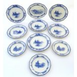 A quantity of Royal Doulton plates, side plates, and dishes in the Norfolk pattern. Marked under.