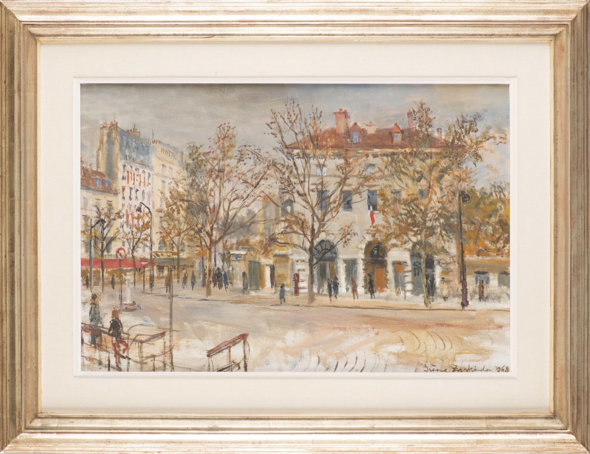Irène ZURKINDEN (1909-1987) "Place Denfert Rochereau - Bureau des Ponts et Chaussées" - Image 6 of 20