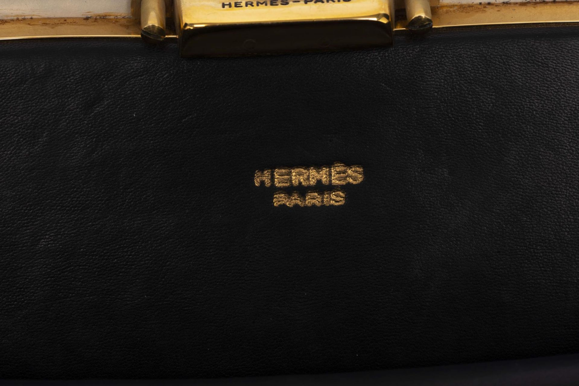 Hermès Paris sac modèle "404" en cuir blanc, années 60 - Bild 13 aus 16