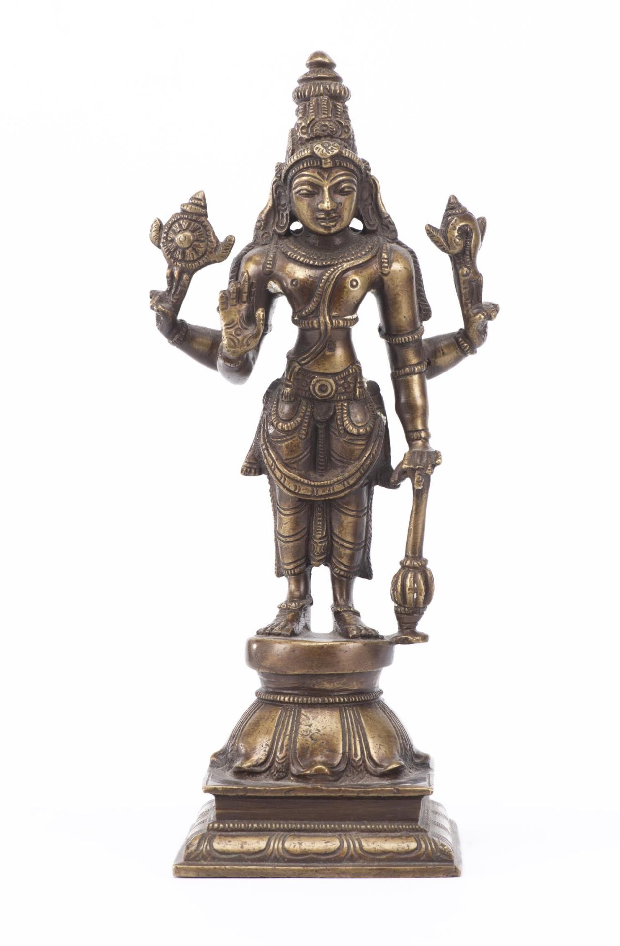 Shiva en bronze à patine brune - Bild 2 aus 16