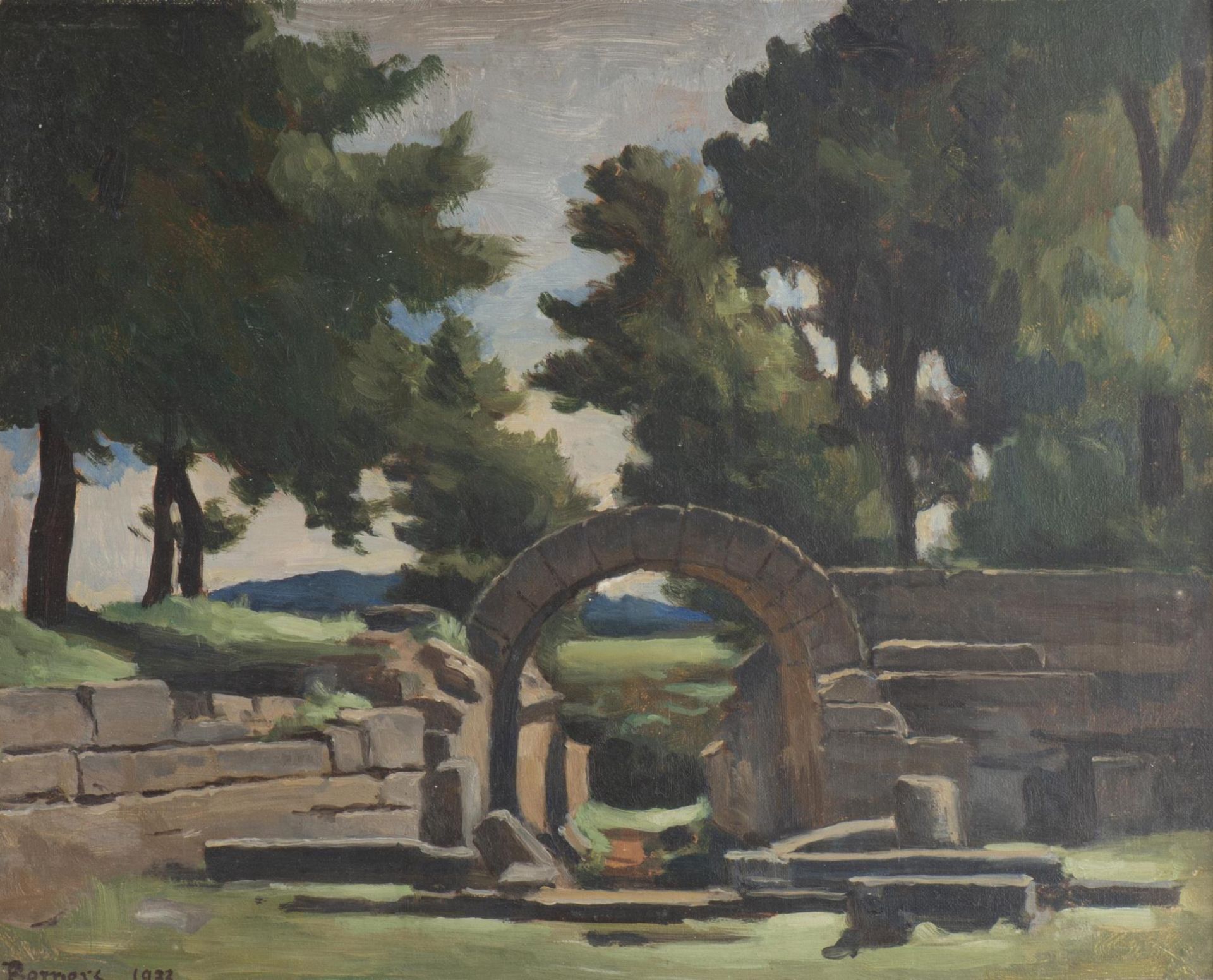 Gerald Hugh BERNERS (1883-1950) "Olympie Grèce"