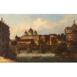 A. HOFENTHAL (XIXe), "Vue de Rome"