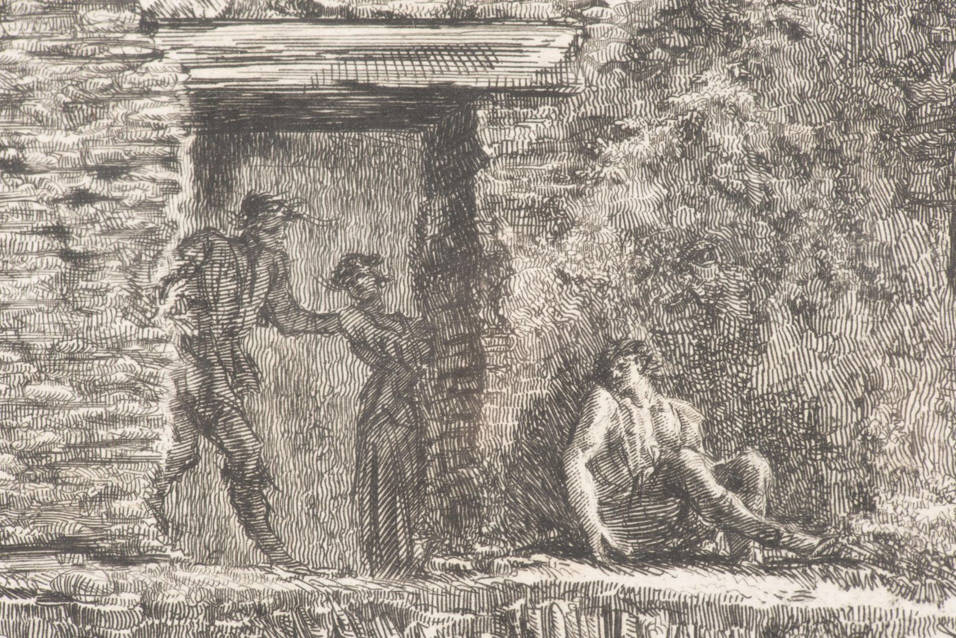 Giovanni Battista PIRANESI (1720-1778) "Altra Veduta del tempio della Sibilla in Tivoli", 1761 - Image 18 of 20
