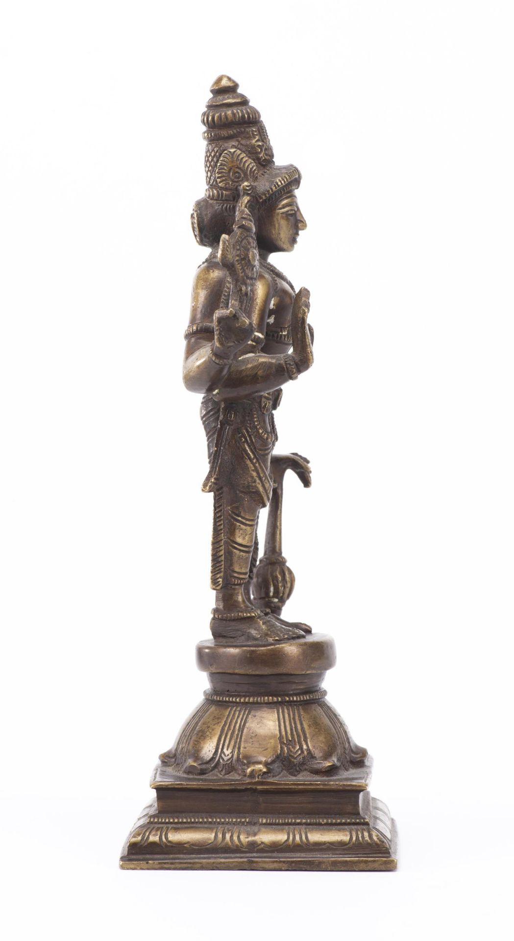 Shiva en bronze à patine brune - Bild 7 aus 16