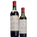 Château Mouton Rothschild 1962, 1 fillette & Château Mouton Baron Philippe 1962, 1 bouteille