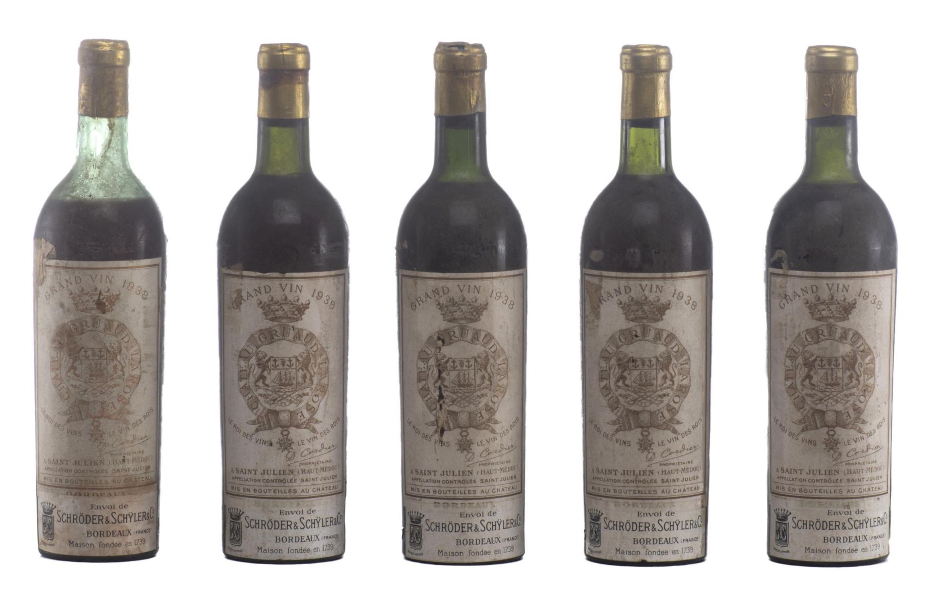 Château Gruaud Larose, Grand cru classé, Saint Julien, 1938 - Image 2 of 8