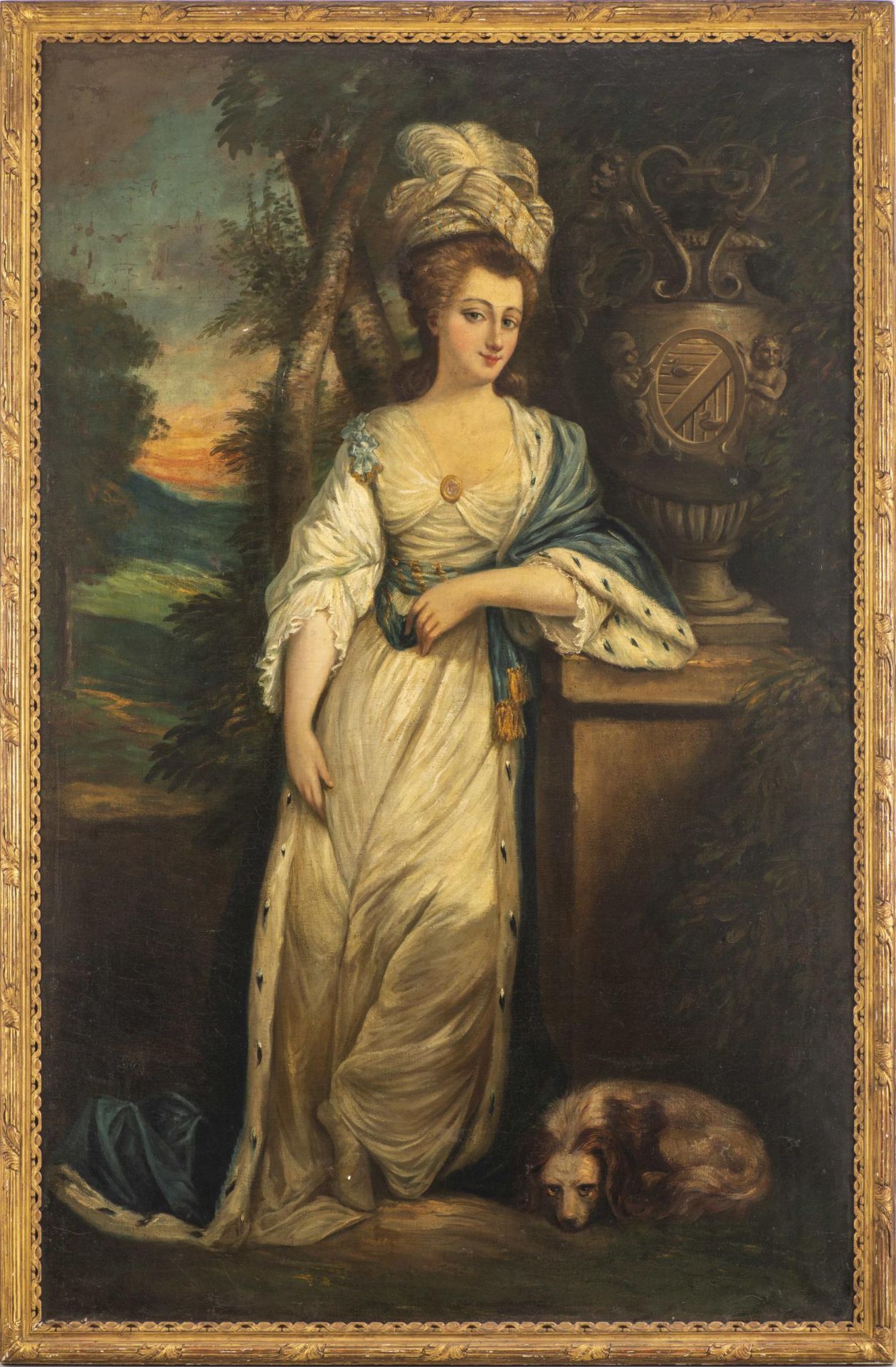 Joshua REYNOLDS (1723-1792) d'après, "Portrait de Marie-Isabella Duchesse de Rutland 1756-1831" - Image 4 of 22