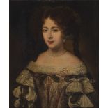 Jacob Ferdinand VOET (1639-1700), dans le goût de, "Portrait de jeune femme"