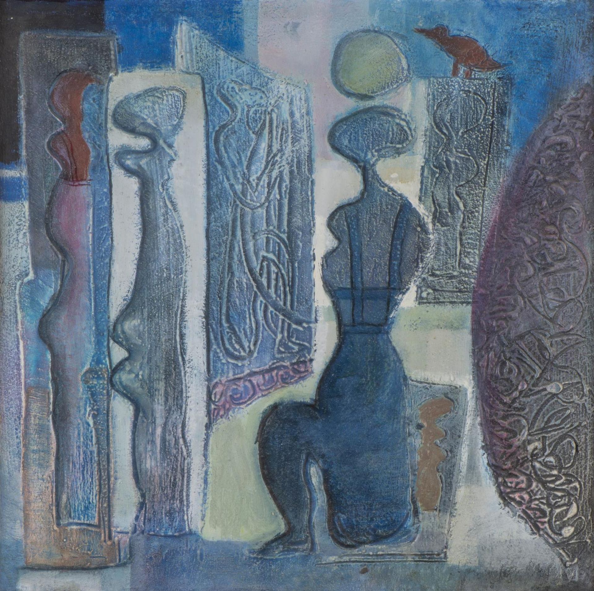 Omar el NAGDI (1931-2019) "Le peintre et son modèle" - Image 2 of 16