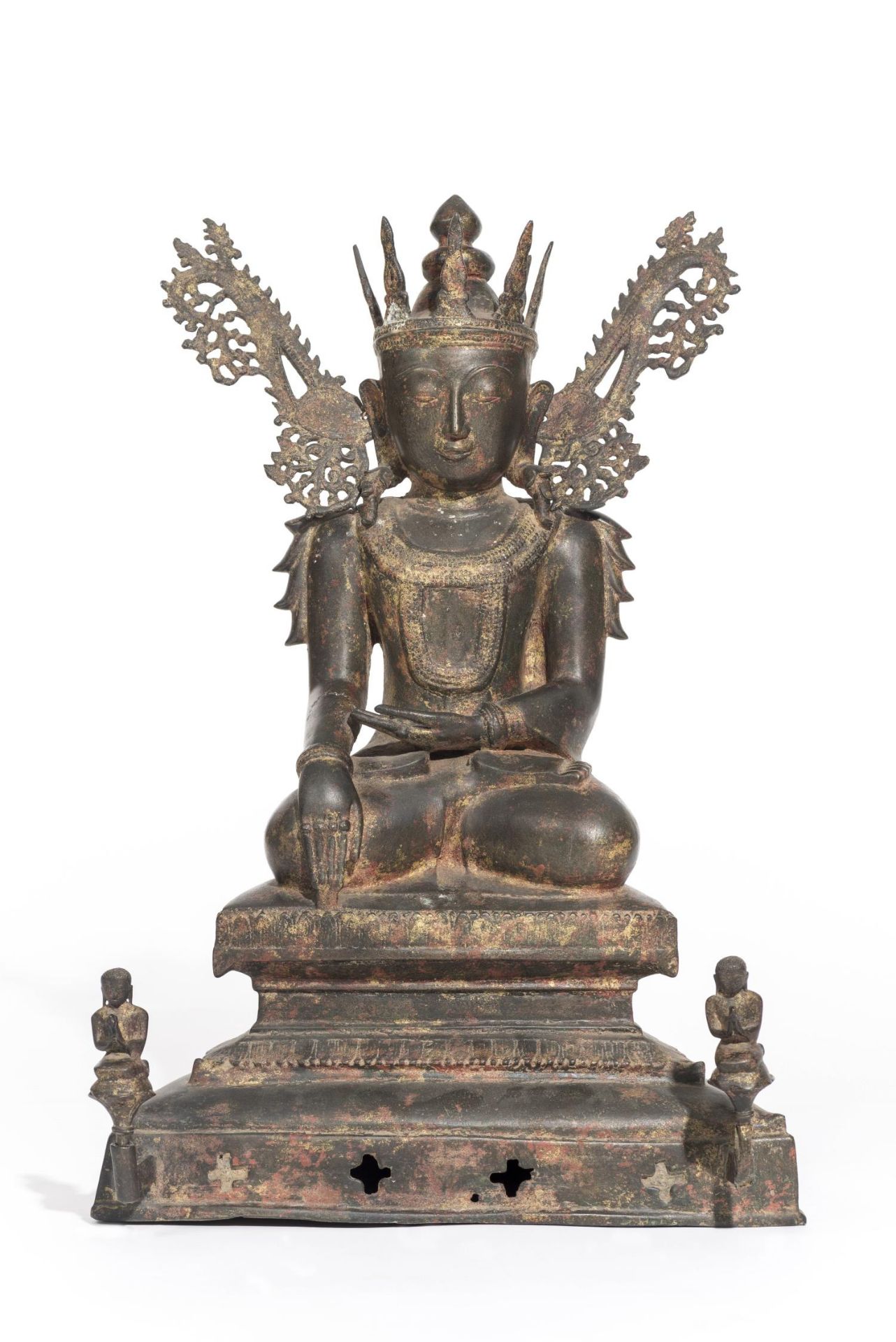 Bouddha Birman Sham, dit Jambhupati Buddha, XVIIe-XVIIIe - Image 4 of 12