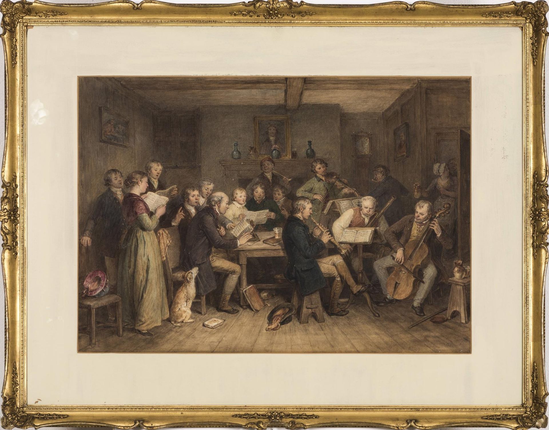 Moritz von SCHWIND (1804-1871) attr. À, "Réunion musicale" - Image 6 of 10
