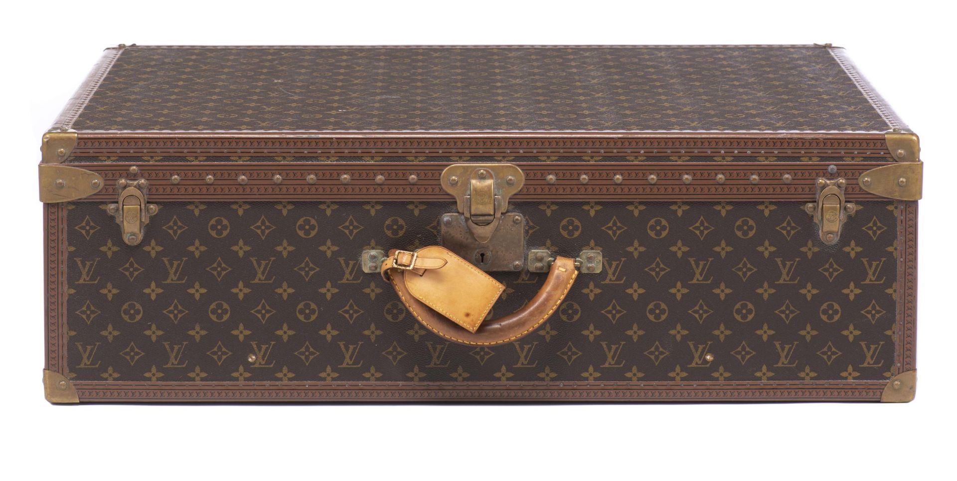 Louis Vuitton, Paris n°102957. Valise Bisten en toile monogramme