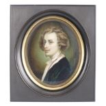 L. GOBBATO (XIXe), "Portrait de Sir Anthony Van Dyke" miniature