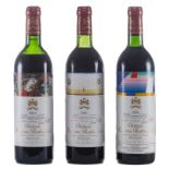 Château Mouton Rotschild, Paulliac, 1983,1984,1985