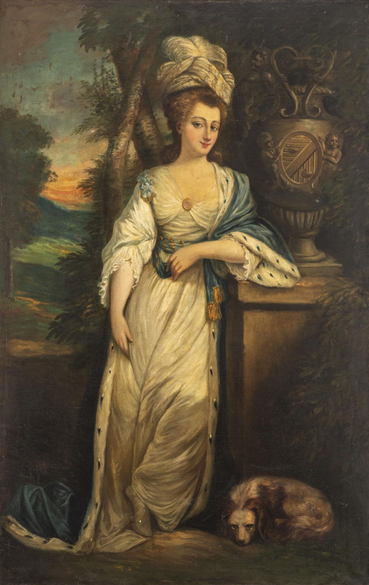 Joshua REYNOLDS (1723-1792) d'après, "Portrait de Marie-Isabella Duchesse de Rutland 1756-1831" - Image 22 of 22