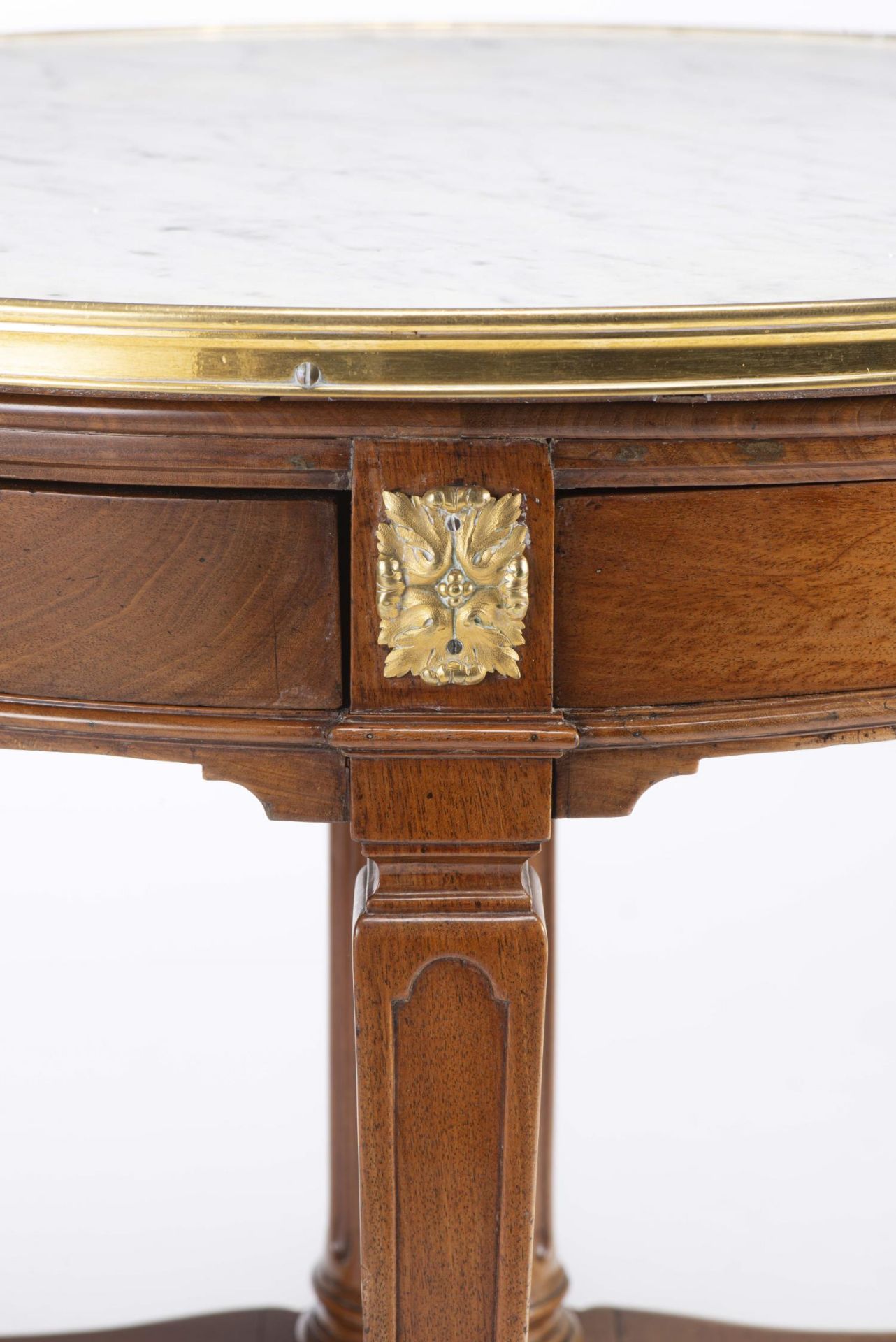 Louis XVI, table bouillotte à système de plateau - Image 7 of 18