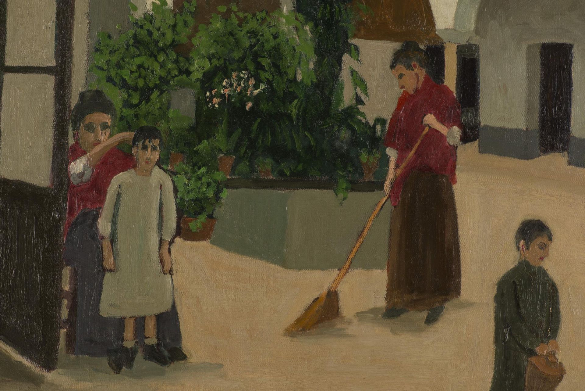 Marius BORGEAUD (1861-1924) "Patio à Séville" - Image 9 of 12