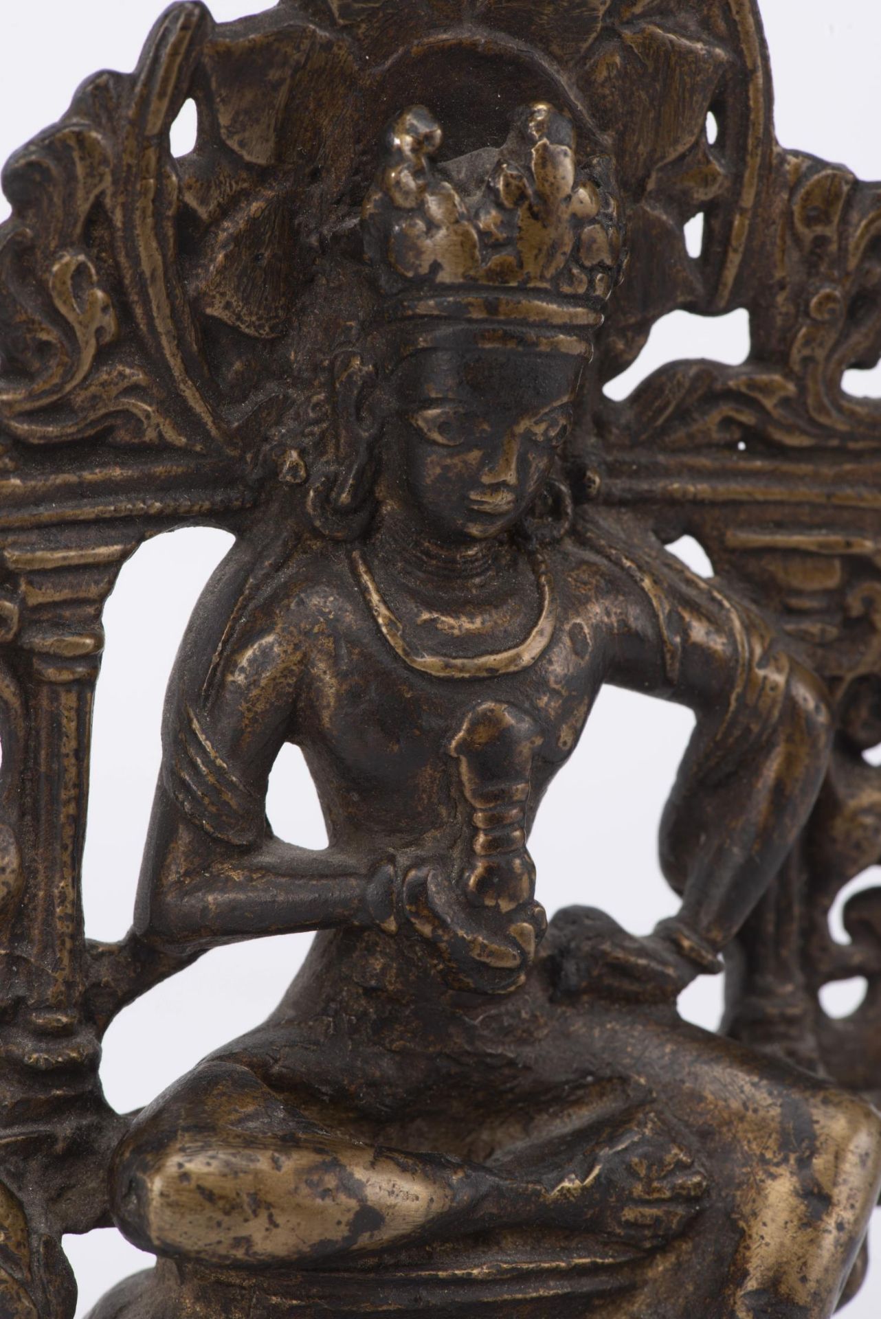 Bouddha (Buddha) en bronze à patine brune, Tibet-Népal Xe-XIe - Image 19 of 20