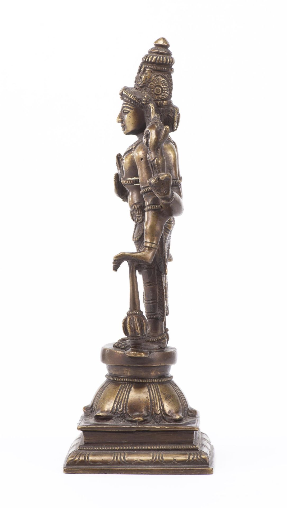 Shiva en bronze à patine brune - Bild 4 aus 16
