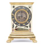 Horloge de table borne à décor de style Empire retour d'Egypte