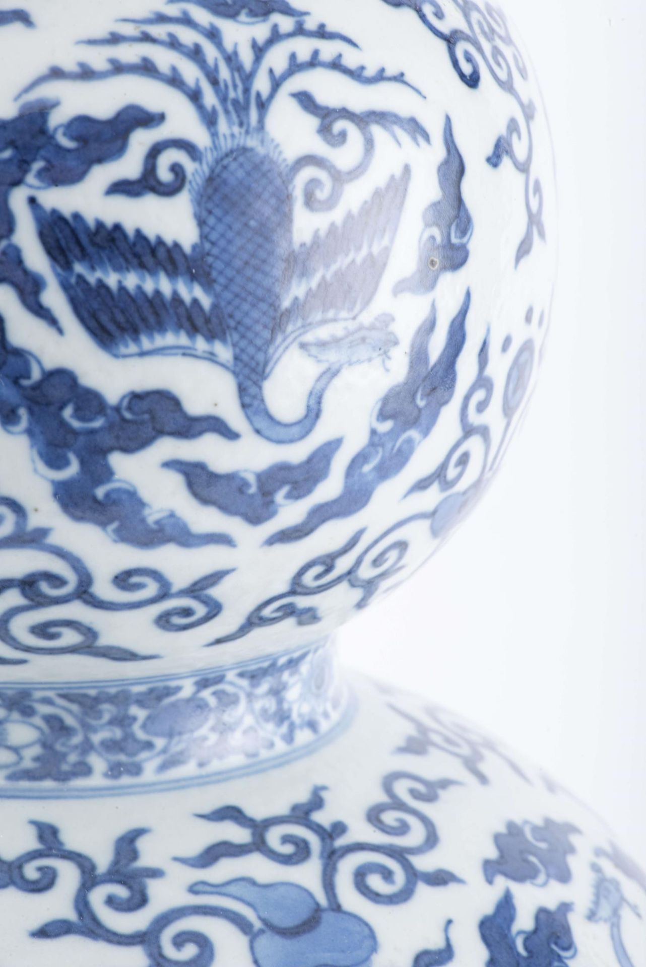 Vase double gourde en porcelaine de Chine, marque Wanli - Image 6 of 14
