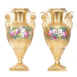 Batenin (attr.) Saint Petersbourg, paire de vases en porcelaine, vers 1820-1830