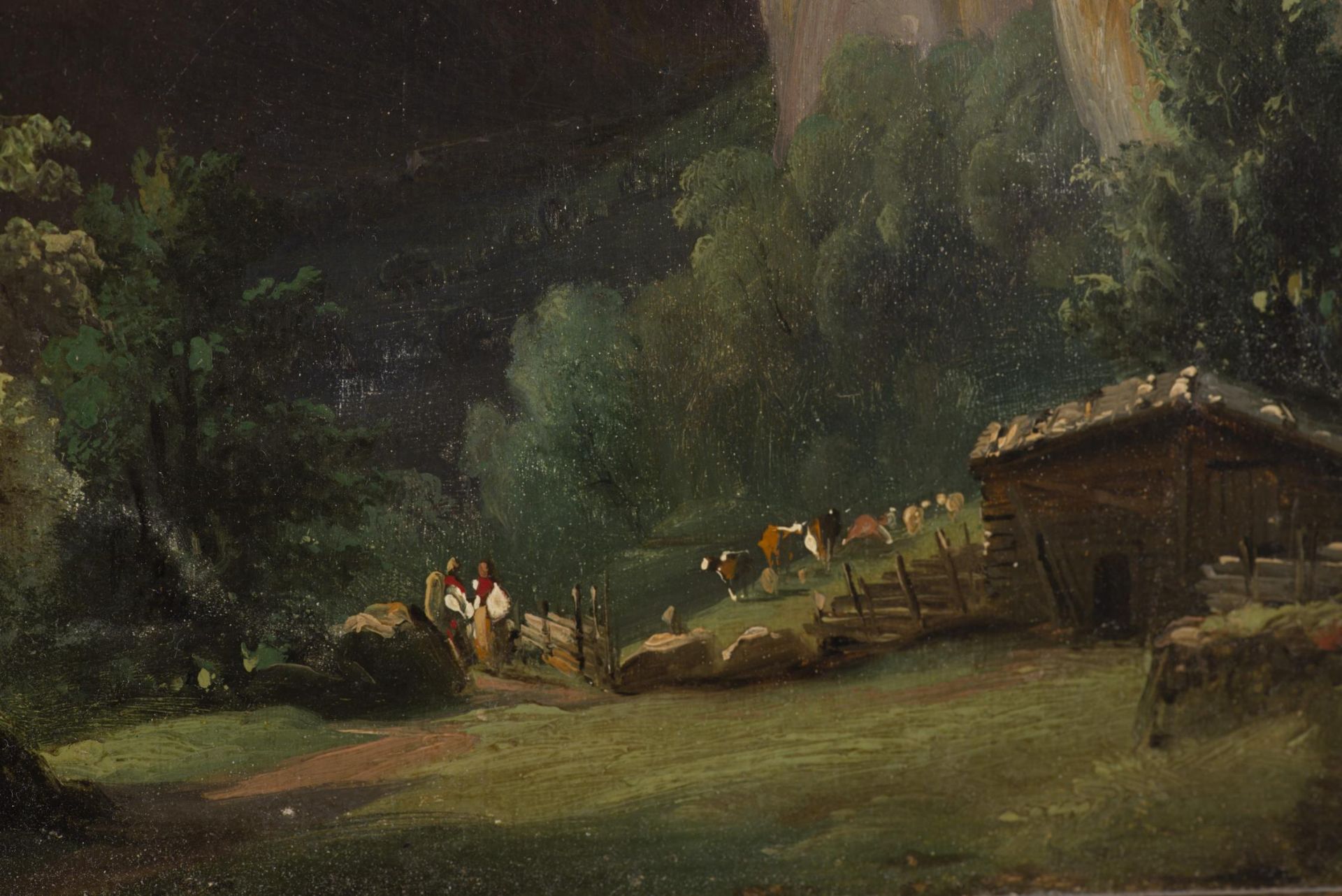 François DIDAY (1802-1877) "Paysage de montagne" - Image 11 of 16