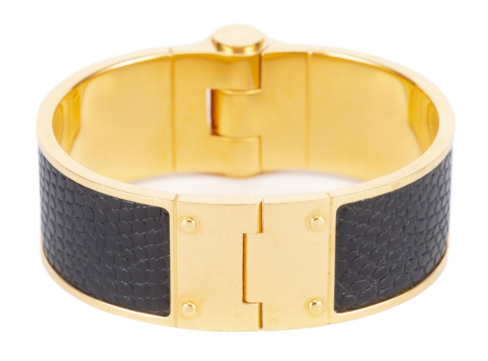 Hermès, bracelet modèle large charnière