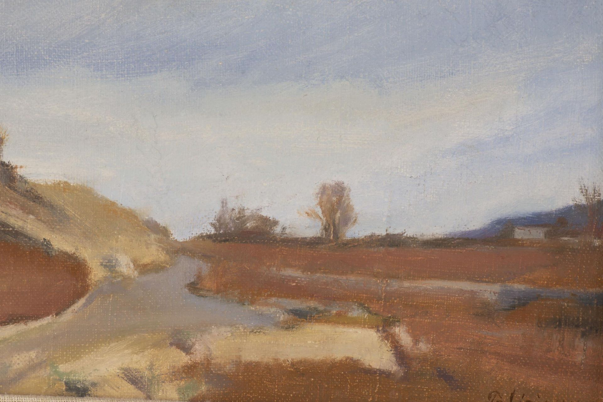 Gérard de PALÉZIEUX (1919-2012) "Paysage de campagne" - Bild 11 aus 13