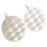 ENIGMA by Gianni Bulgari, 'Deco', boucles d'oreilles en argent sterling