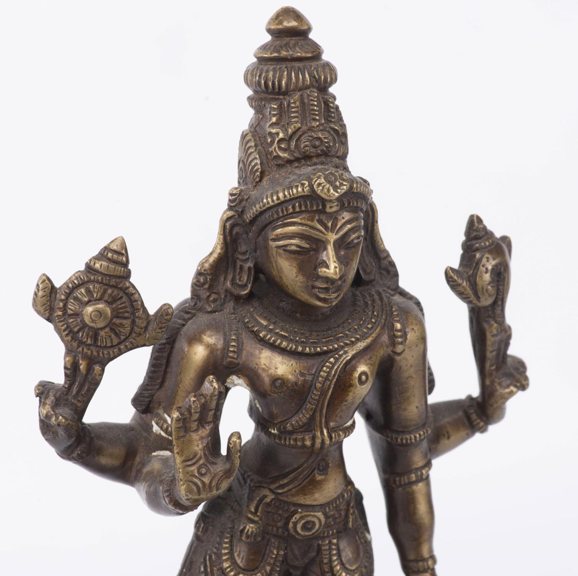 Shiva en bronze à patine brune - Bild 11 aus 16