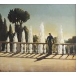 Gerald Hugh BERNERS (1883-1950) "Fountains at Tivoli"