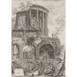 Giovanni Battista PIRANESI (1720-1778) "Altra Veduta del tempio della Sibilla in Tivoli", 1761