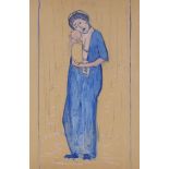 Albert SCHMIDT (1883-1970), "Mère et enfant"