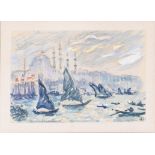 Paul SIGNAC (1863-1935), "Constantinople Mosquée Sulemanie"