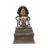 Bouddha (Buddha) tibétain en bronze