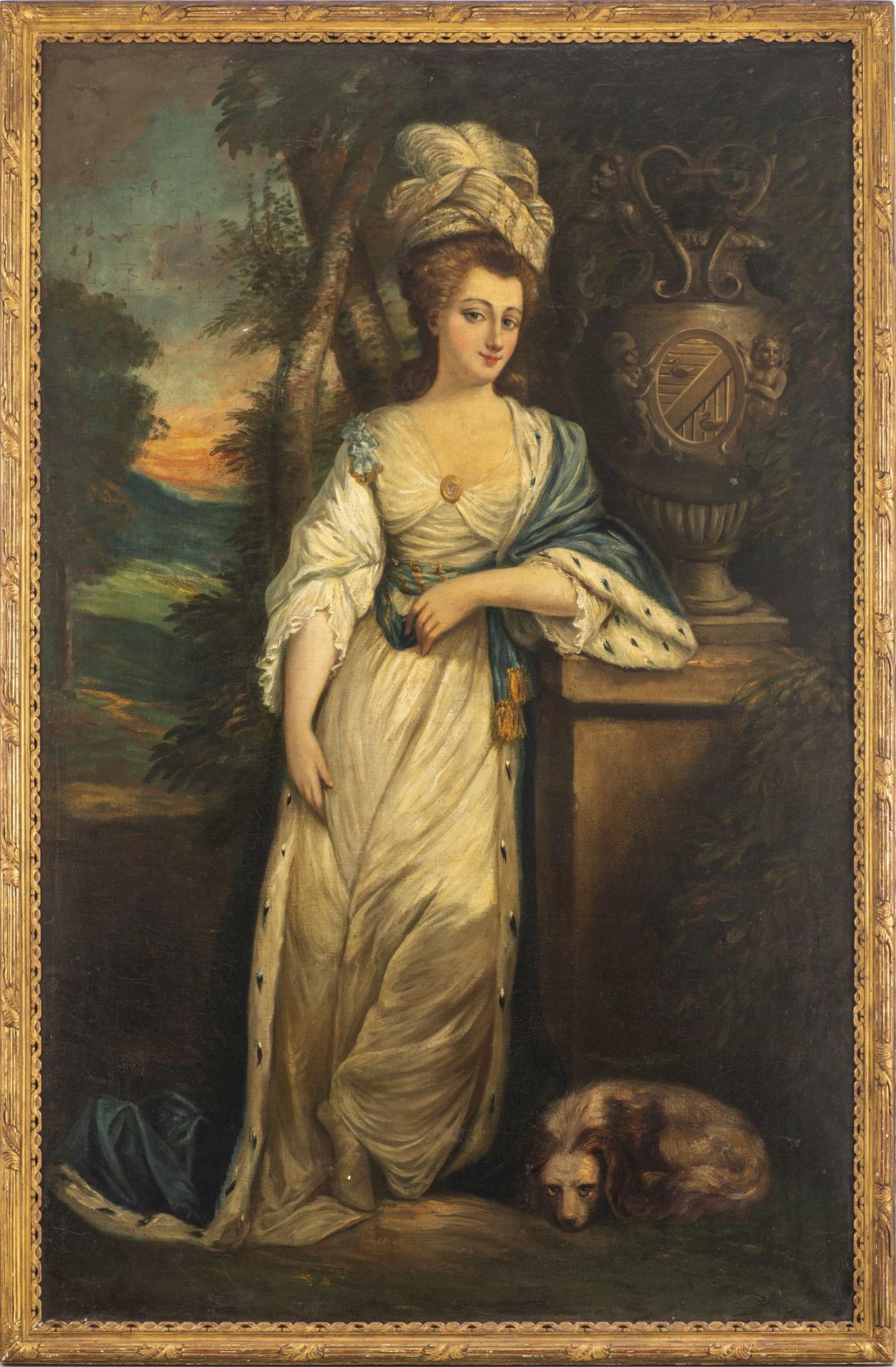 Joshua REYNOLDS (1723-1792) d'après, "Portrait de Marie-Isabella Duchesse de Rutland 1756-1831"