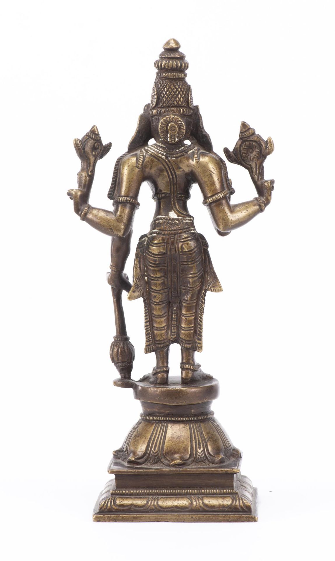 Shiva en bronze à patine brune - Bild 5 aus 16