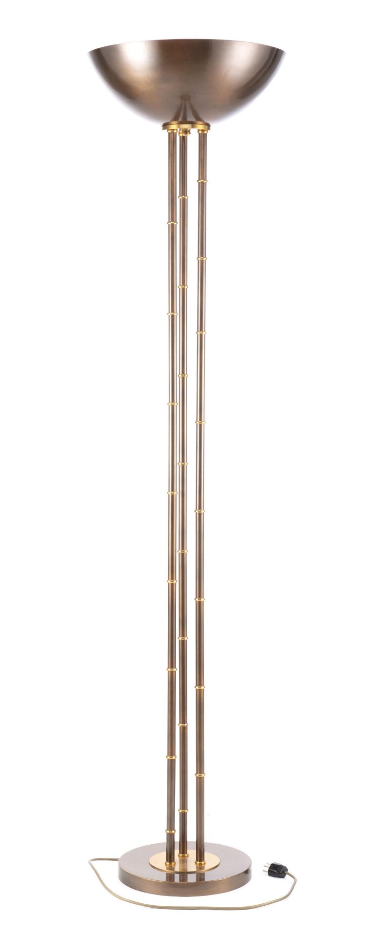 Lampadaire dans le goût de la Maison Charles, modèle Bambou - Image 2 of 12