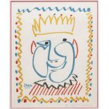 Pablo PICASSO (1881-1973), "Affiche pour le Carnaval de Nice, 1951" lithographie couleurs...